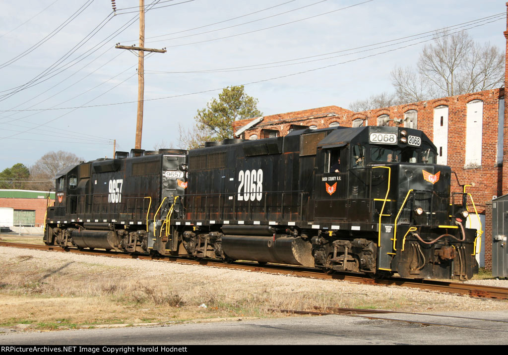 NCYR 2068 & 9657 come to make a pickup